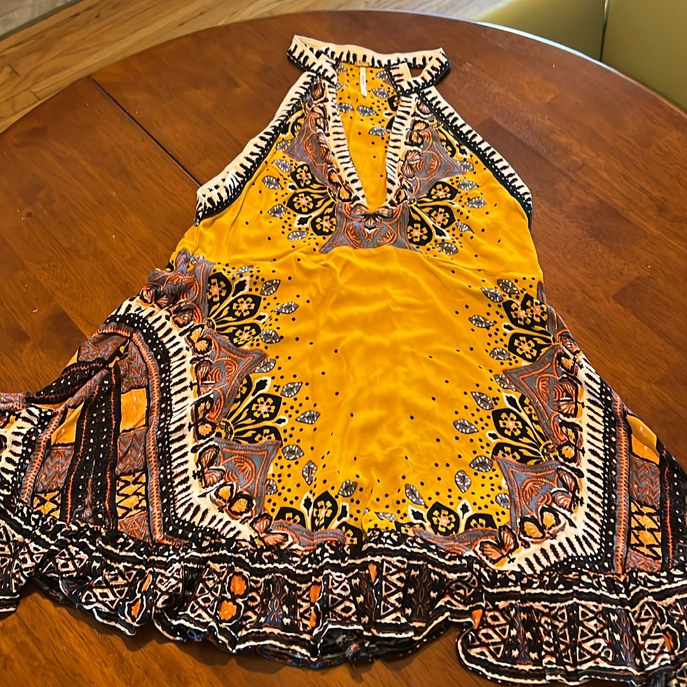 Free people racer back neck dress
